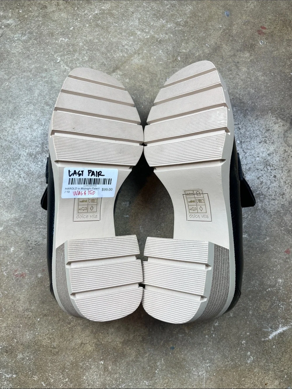 Dolce Vita Patent Leather Harold Loafers in Midnight NWOB Size: 10